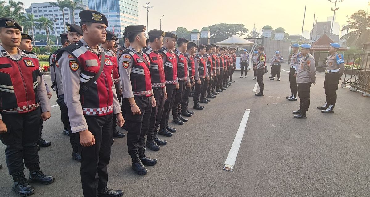 Ribuan Personel Gabungan Disiagakan Kawal Demo 27 Agustus