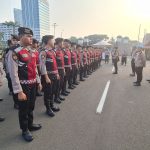 Ribuan Personel Gabungan Disiagakan Kawal Demo 27 Agustus