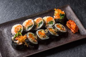 Gimbap Tuna Korea: Nasi Gulung Tuna Mayones Dan Danmuji