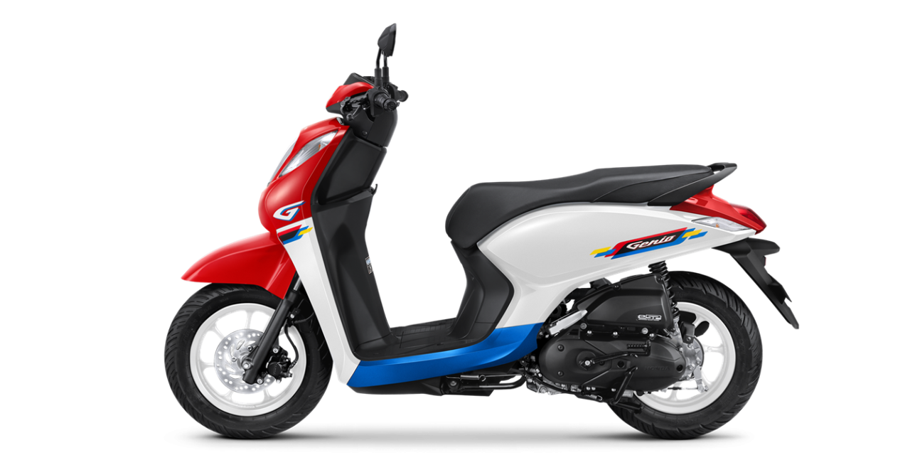 Honda Genio Wonderful White Dapatkan Striping Urban Minimalis